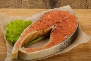 Salmon boosts circulation as well as raising the ration of good versus bad cholesterol