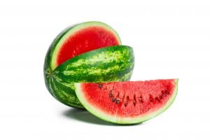 Watermelon will help you lose extra inches around the waist with its low-calorie (47/cup), high-water (82%) content