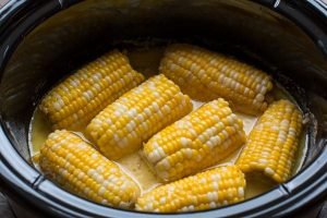 Slow Cooker Milk and Honey Corn on the Cob is a sweet and buttery side dish