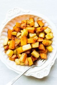 Sweet Potatoes and Apples Maple Cinnamon is a perfect fall side dish