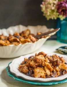Fig and Pancetta Stuffing is the simple Thanksgiving stuffing side dishes that you will love