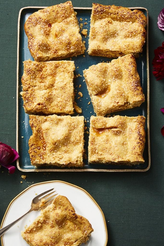 Thanksgiving Dessert Sparkly Apple Slab Pie