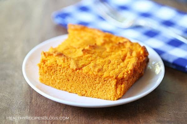 Thanksgiving Vegetarian Carrot Souffle