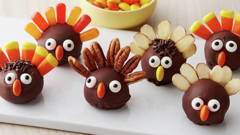 Turkey Cookie Truffles