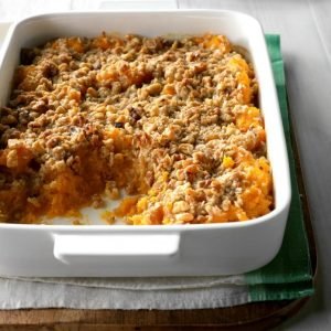 Maple Winter Squash Casserole as thanksgiving dish