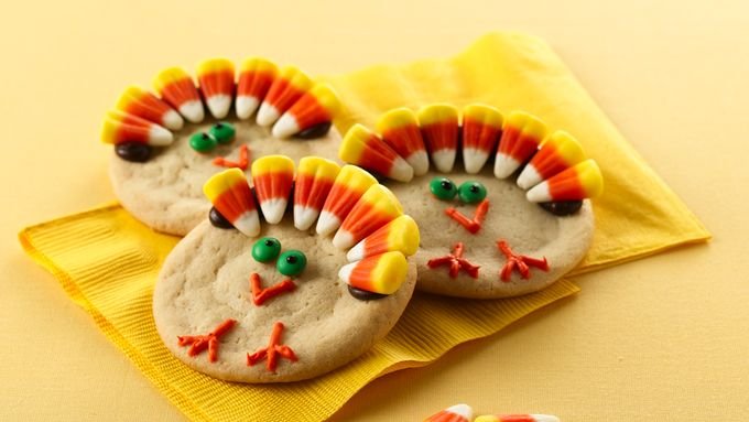 Thanksgiving Dessert Turkey Cookies