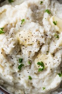 Creamy Parmesan Instant Pot Mashed Cauliflower