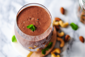 Low Crab Organic Chocolate Cashew Shake