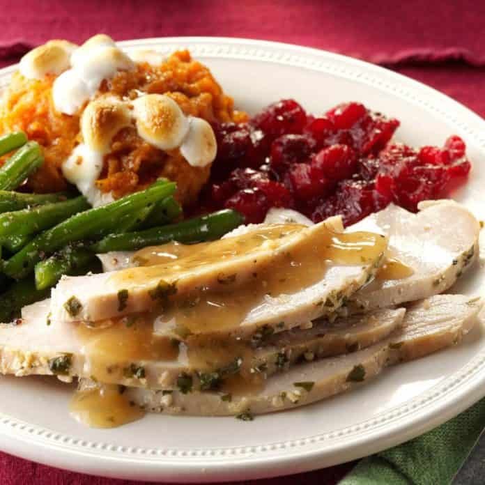 Thanksgiving Lemon-Garlic Turkey Breast