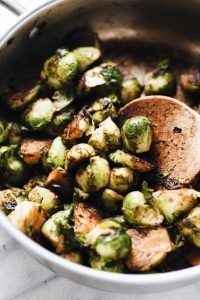 Balsamic Sautéed Brussels Sprouts