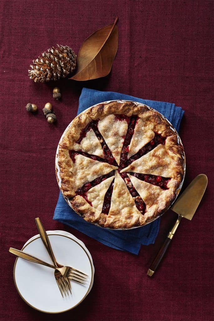 Thanksgiving Dessert Cranberry Pie