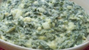 Thanksgiving Crockpot Spinach Casserole